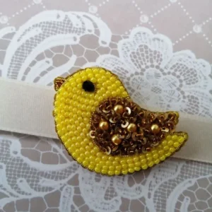 Tweety bird beaded clip
