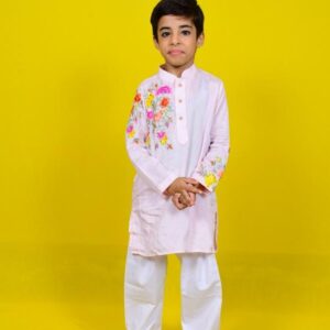 Tiny Petals (Baby Pink Kurta)