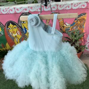 Baby Blue Short Frock