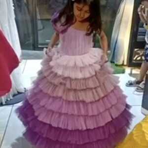 Ombré Purple Gown